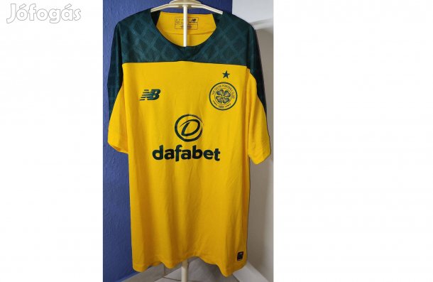 Celtic eredeti Newbalance sárga zöld 2019-20 mez (L)