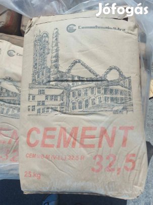 Cement eladó 32,5R - 1460 FT/25kg EU-s cégeknek nettó ár!