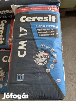Ceresit CM17 Extra minőségű,szálerősített,flexibilis burkolatragasztó