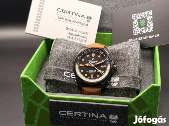 Certina DS Action GMT Powermatic 80 hordatlan óra