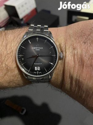 Certina  D S 1 Big Date Svájci Luxus  41 mm  100 M automata óra .új 