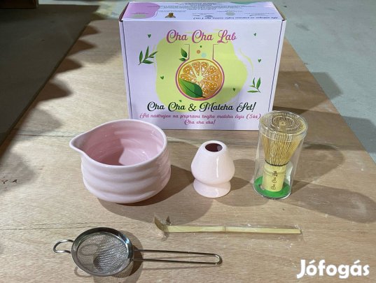 Chachalab - Matcha Tea Eszközkészlet (5 db) - Rózsaszín