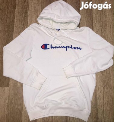 Champion női pamut kenguru zsebes kapucnis pulóver 