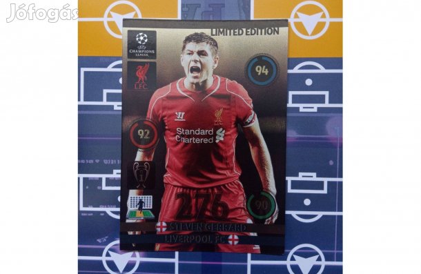 Champions League 2014-2015 Gerrard (Liverpool) Limited kártya