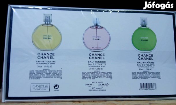 Chanel chance parfüm szett 3*30 ml új bontatlan