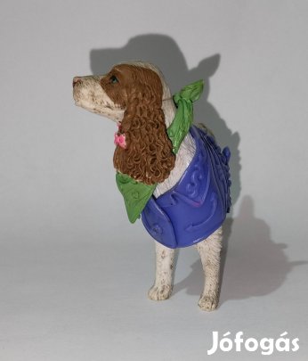 Chap Mei kutya figura, ruhája levehető, 8 cm