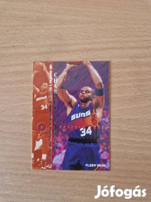 Charles Barkley Fleer 1995-96 #142 kosaras kártya