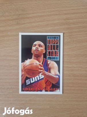 Charles Barkley Topps 1992-93 All-Star 1st Team #104 kosaras kártya