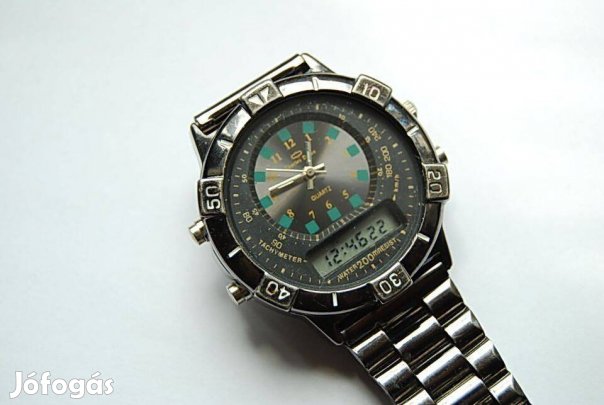 Charles Delon Retro Ana-Digi Quartz karóra