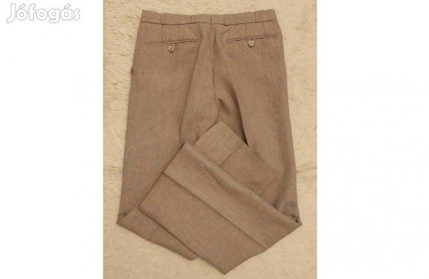 Charles Vogele.Elegáns, élére vasalt fiú, férfi nadrág világos beige