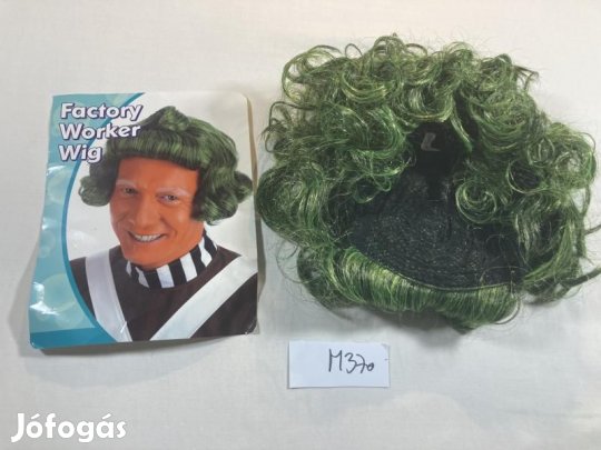 Charlie és a csokoládégyár jelmez, zöld paróka M370