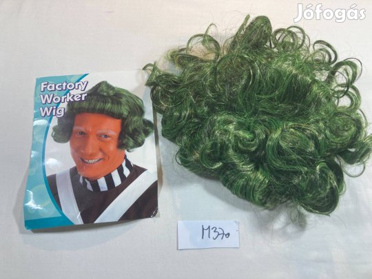 Charlie és a csokoládégyár jelmez, zöld paróka M370