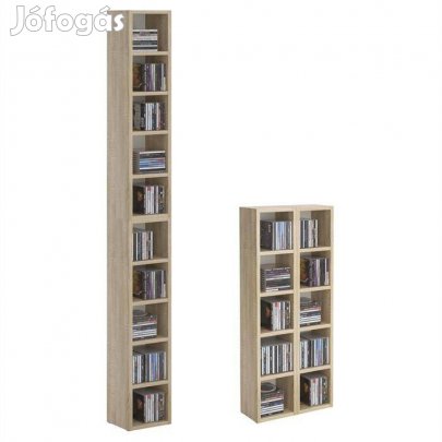 Chart 2 elemes CD tartó polc (sonoma tölgy) 93807