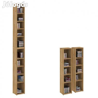 Chart 2 elemes CD tartó polc (vad tölgy) 95229