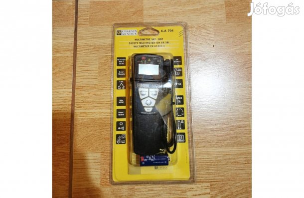 Chauvin Arnoux Ca 704 feszültségvizsgáló multiméter Teljesen Új