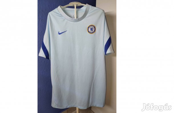Chelsea eredeti Nike világoskék edzőmez (L)