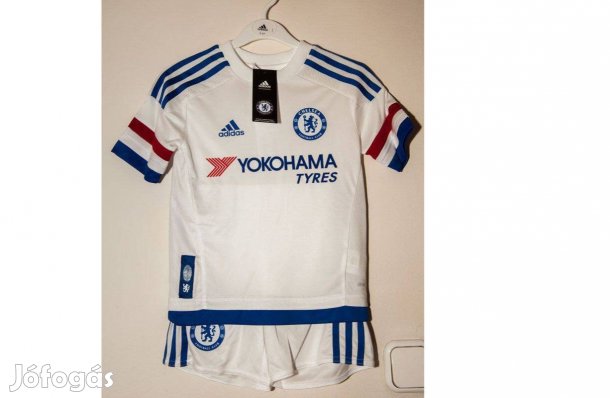 Chelsea eredeti adidas fehér 2015-16 gyerek szett (2XS, 116)
