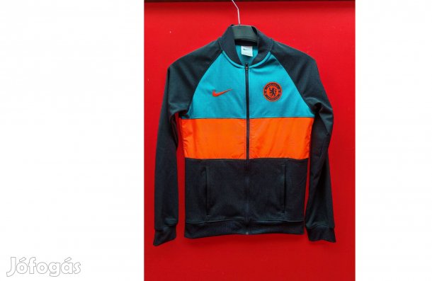 Chelsea eredeti fekete kék narancssárga Nike gyerek cipzáras felső
