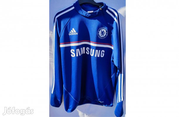 Chelsea eredeti kék adidas pulóver (42-44)