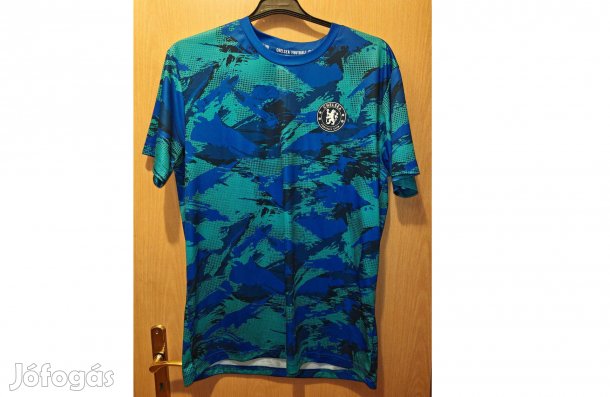 Chelsea kék mintás szurkolói edzőmez (XL-es)