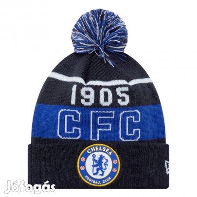 Chelsea sapka kötött New Era csíkos bojtos