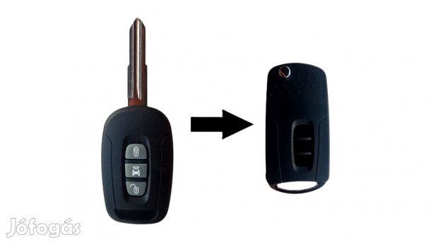 Chevrolet Captiva módosított bicskakulcs átalakító kulcs