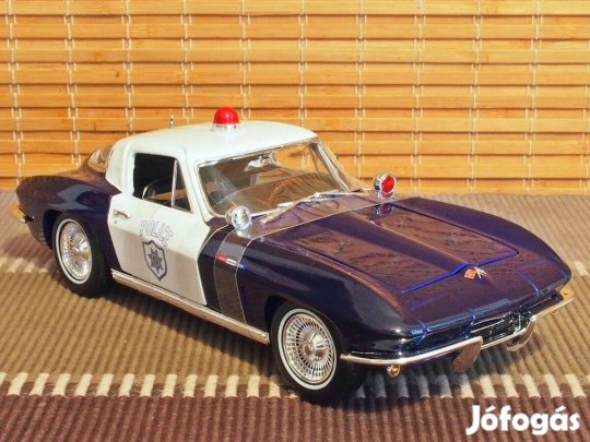 Chevrolet Corvette C2 Police (1965) modellautó 1:18