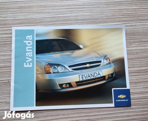 Chevrolet Evanda magyar prospektus, katalógus
