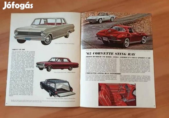 Chevrolet Prospektus 1965 Corvette Chevy II Corvair Chevelle