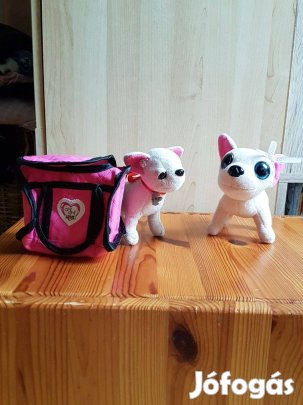 Chi Chi love plüss kutyuskák hordtáskával