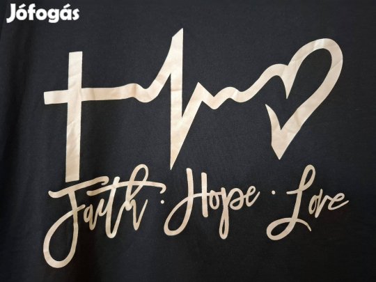 Chic me női L es póló óarany feliratos