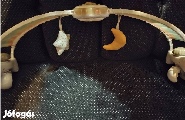 Chicco Rainbow Sky kiságy Játékhíd elemes éjszakai fény