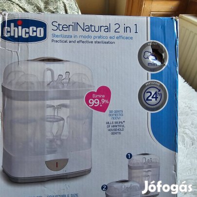 Chicco Steril Natural 2 az 1-ben elektromos gőzsterilizáló funkcióval
