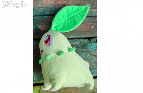 Chikorita Pokémon eredeti plüss figura