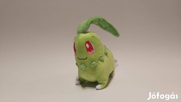 Chikorita Pokemon pokémon plüss 20cm Új számlával készleten