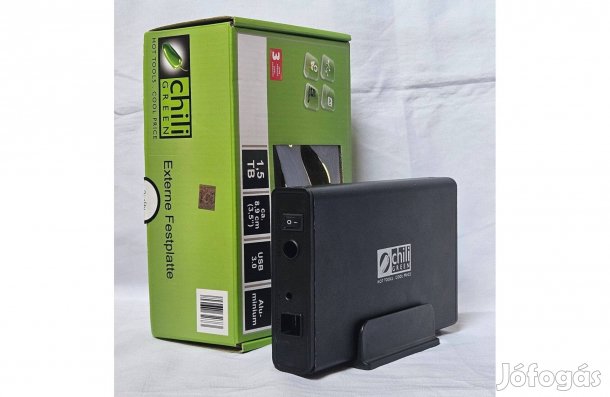 Chiligreen 1,5TB-os 3.5" USB 3.0 külső merevlemez