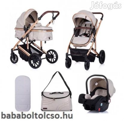 Chipolino Enigma babakocsi 3in1 mózessé alakítható sport résszel - Hu