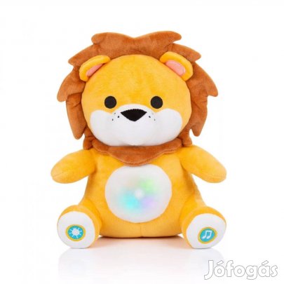 Chipolino Zenélő, világító plüss játék, éjjeli fény - Lion, hfx
