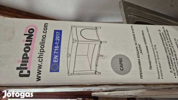 Chipolino utazóágy, babaágy, összecsukható capri jungel