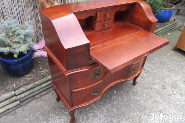 Chippendale szekreter-írószekreter-komód