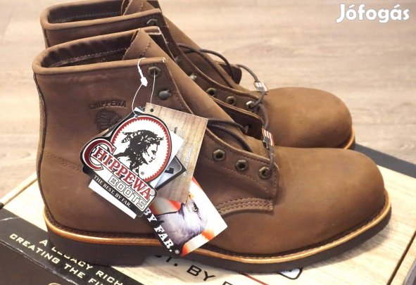 Chippewa férfi bakancs Méret: 45,5 acél lábujj vízálló