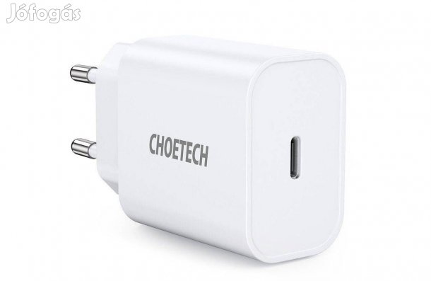 Choetech Hálózati Adapter, Choetech USB-C PD 20W Fast Charger
