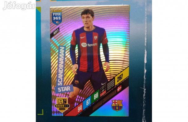 Christensen Panini Fifa 365 2024 Scandinavian Star focis kártya