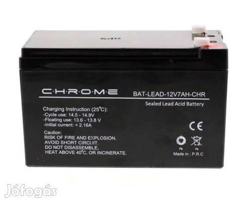 Chrome 12V Zselés Akkumulátor 7Ah (_)