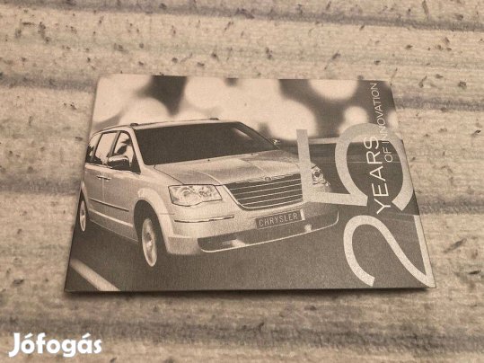 Chrysler Voyager 25 év katalógus, prospektus, brossúra + CD