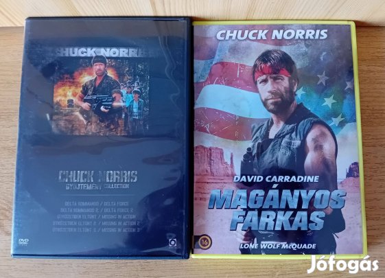 Chuck Norris dvd gyűjtemény!