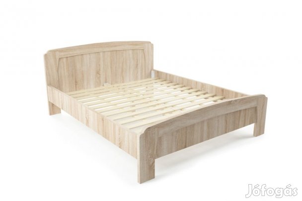 Ci-DM Fa franciaágy 160 cm sonoma