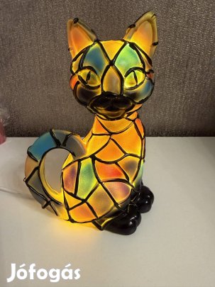 Cica éjjeli lámpa 