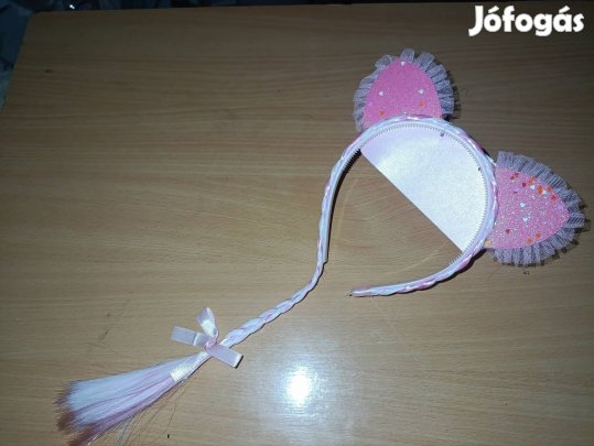 Cica macska hajpánt hajfonattal jelmezhez