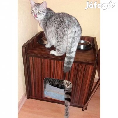 Cicaház Macskaház Cica Macska Ház 45x35x43cm (_)